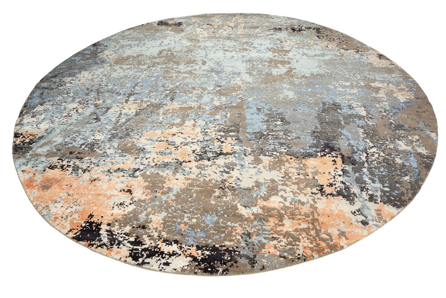 Tappeto di design rotondo  - 243 x 241 cm - multicolore