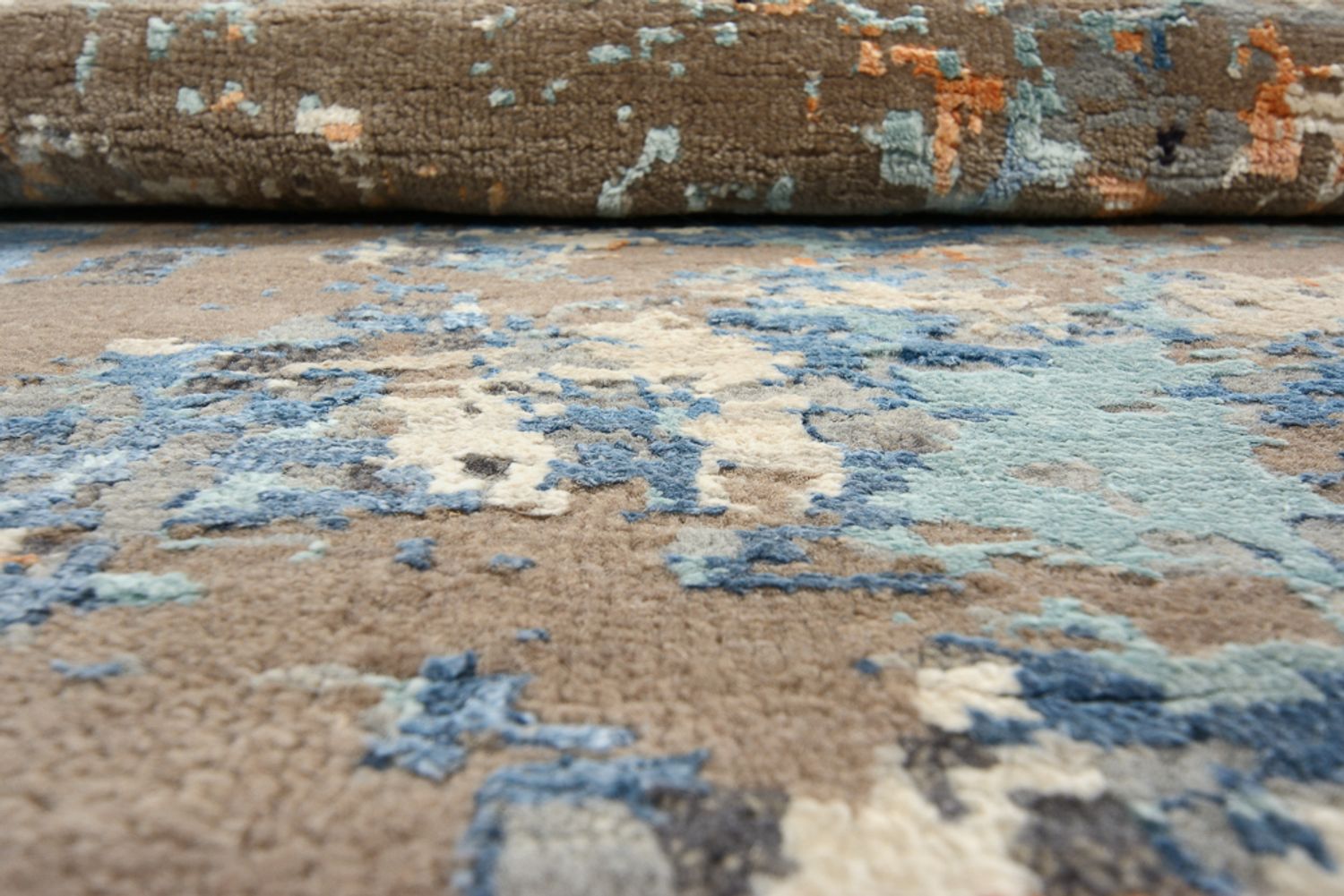 Tappeto di design rotondo  - 243 x 241 cm - multicolore