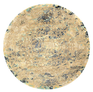 Tappeto di design rotondo  - 201 x 199 cm - multicolore