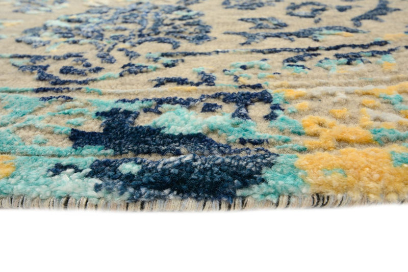 Tappeto di design rotondo  - 201 x 199 cm - multicolore