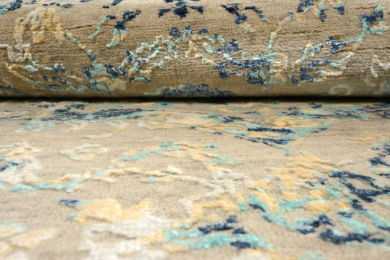 Tappeto di design rotondo  - 201 x 199 cm - multicolore