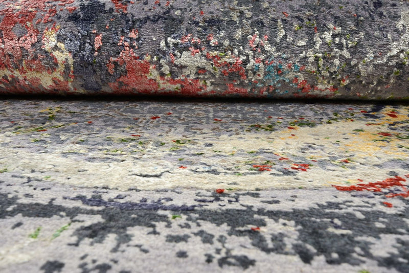 Tappeto di design rotondo  - 185 x 183 cm - multicolore