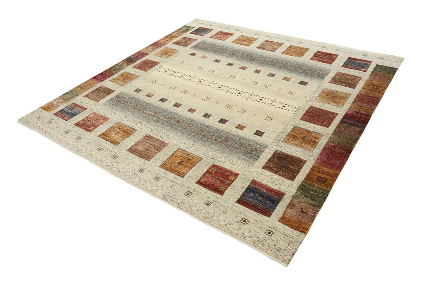 Loribaft Indo Tappeto 201x196cm - Tappeto di lana