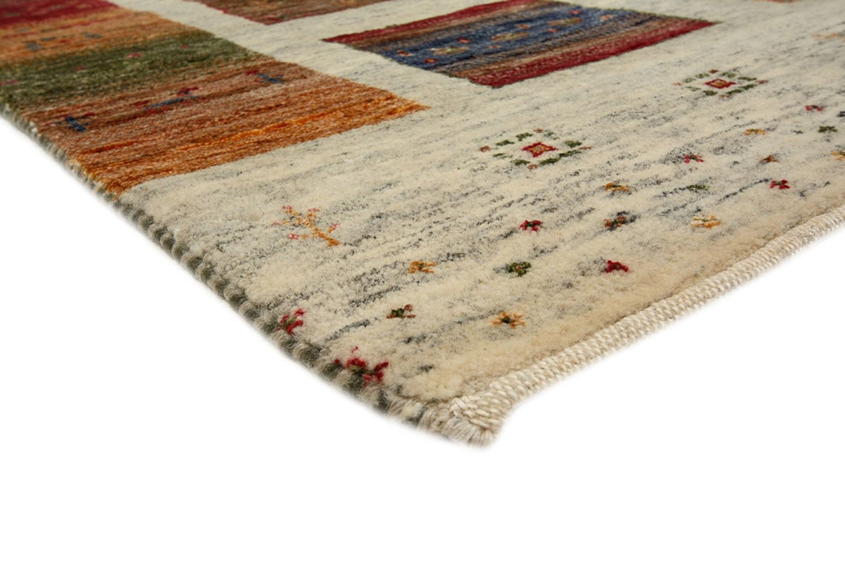 Tappeto Gabbeh - Loribaft Indus quadrato  - 206 x 205 cm - multicolore