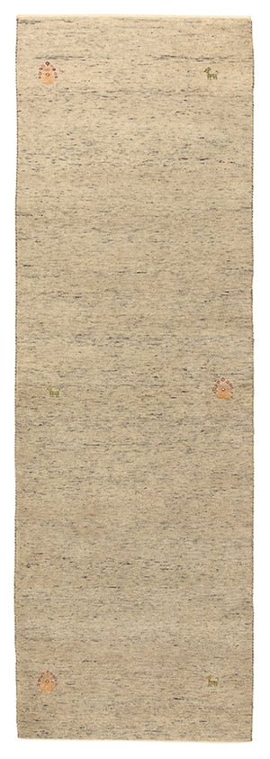 Tappeto corsia Tappeto Gabbeh - Loribaft Indus - 241 x 74 cm - cammello