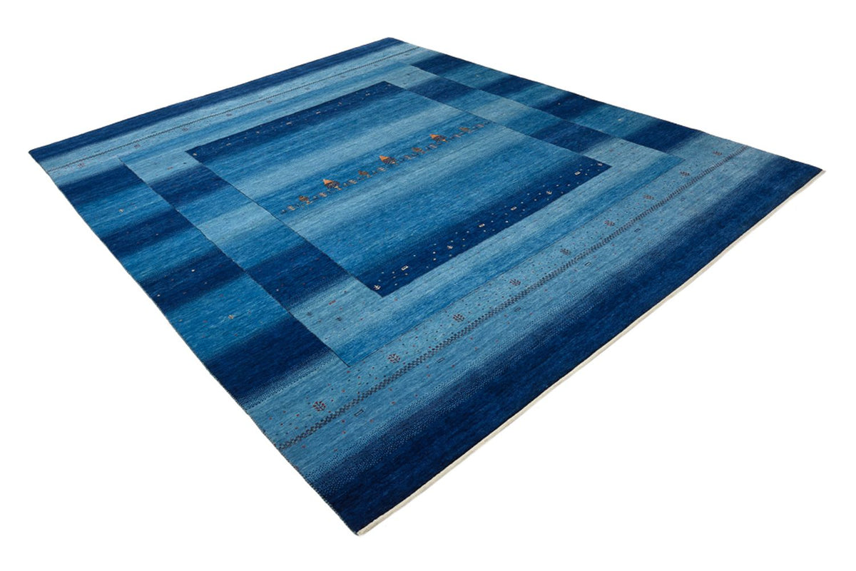 Tappeto Gabbeh - Loribaft Indus - 299 x 250 cm - blu mare