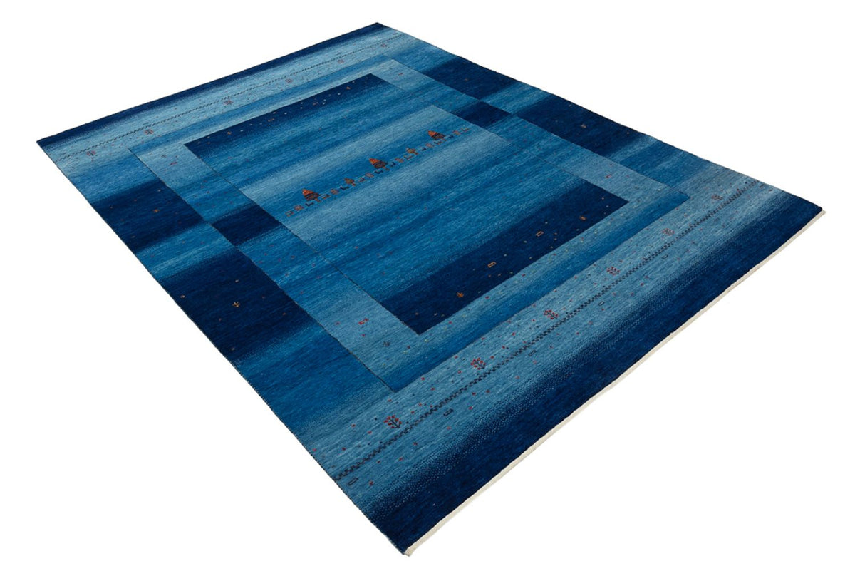Tappeto Gabbeh - Loribaft Indus - 232 x 177 cm - blu mare