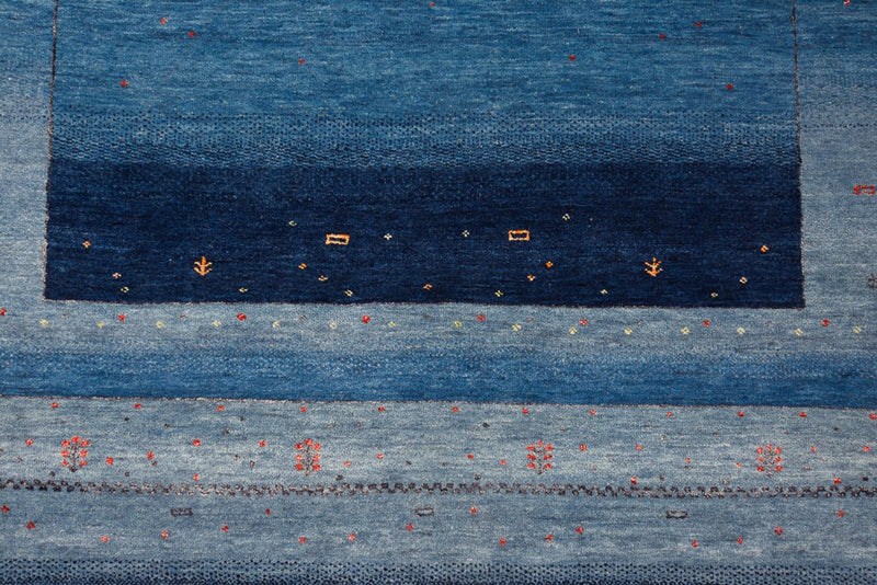 Tappeto Gabbeh - Loribaft Indus - 232 x 177 cm - blu mare