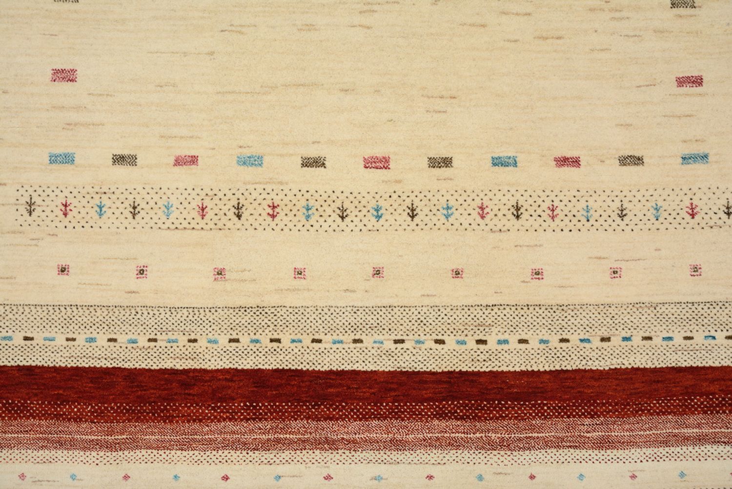 Tappeto Gabbeh - Loribaft Indus - 243 x 171 cm - beige chiaro