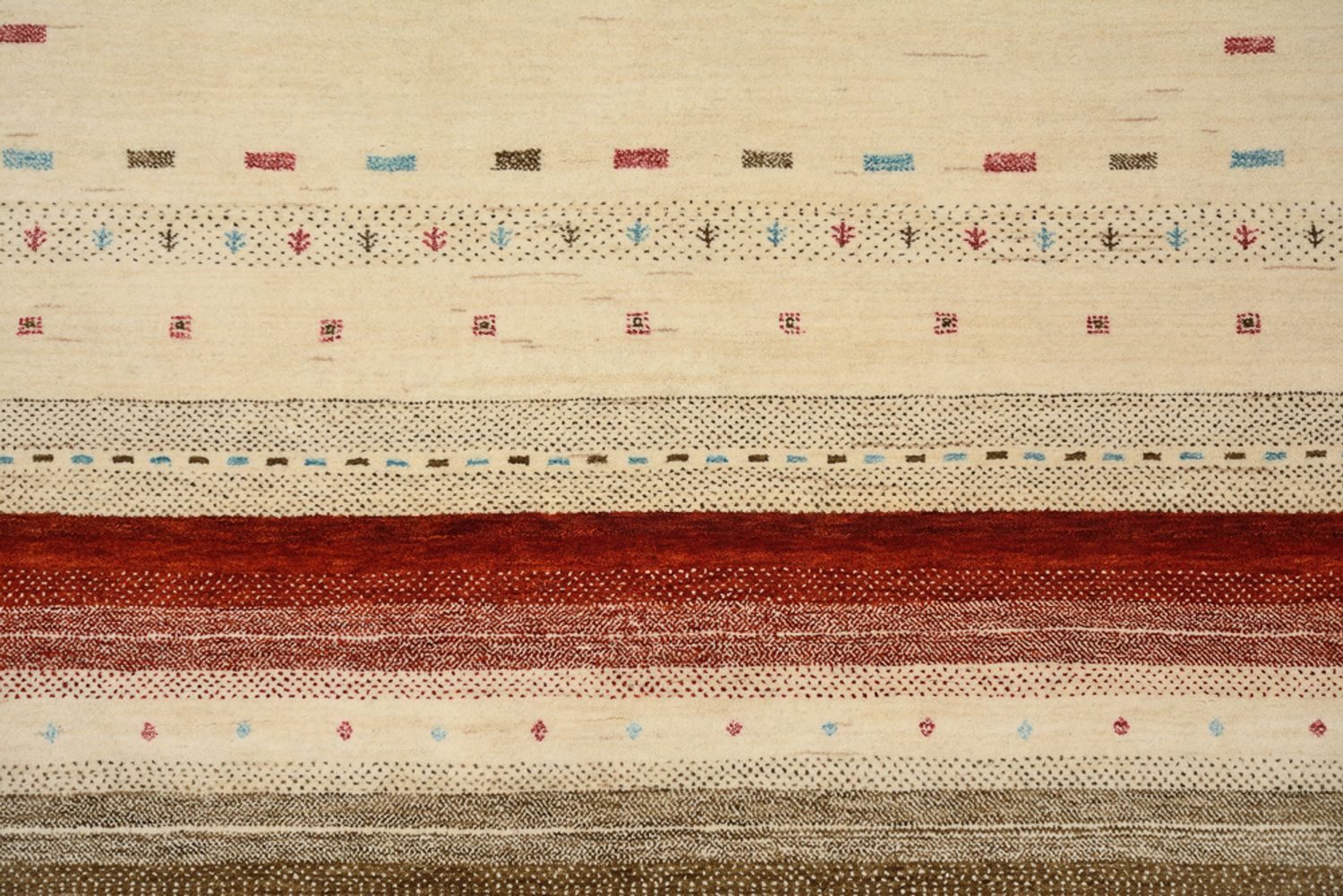 Tappeto Gabbeh - Loribaft Indus - 229 x 174 cm - beige chiaro