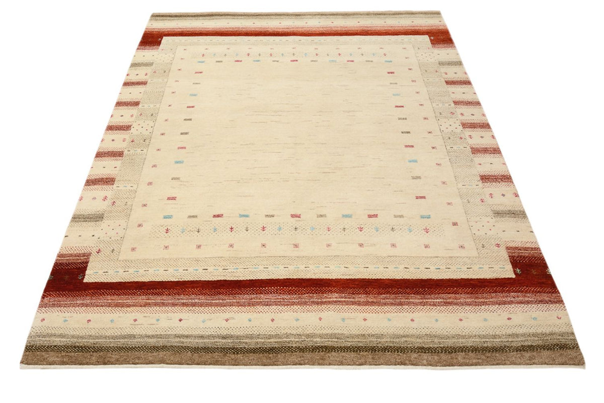 Tappeto Gabbeh - Loribaft Indus - 199 x 158 cm - beige chiaro