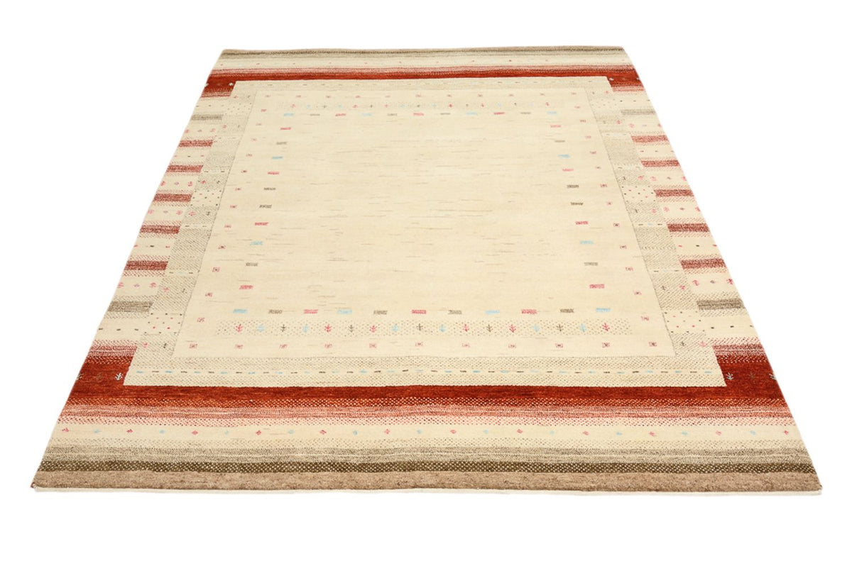 Tappeto Gabbeh - Loribaft Indus - 199 x 158 cm - beige chiaro