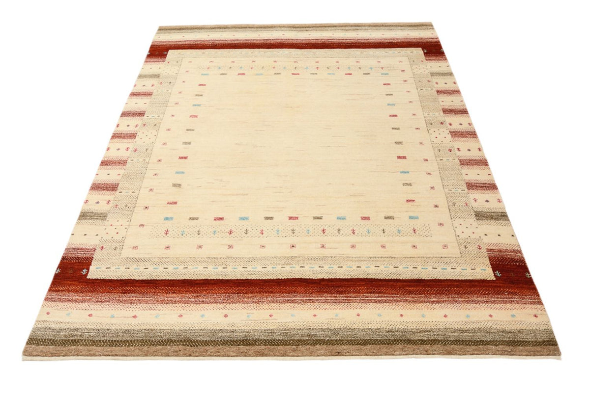 Tappeto Gabbeh - Loribaft Indus - 199 x 155 cm - beige chiaro