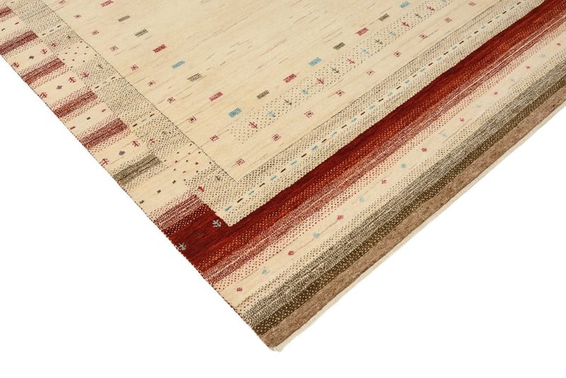 Tappeto Gabbeh - Loribaft Indus - 199 x 155 cm - beige chiaro