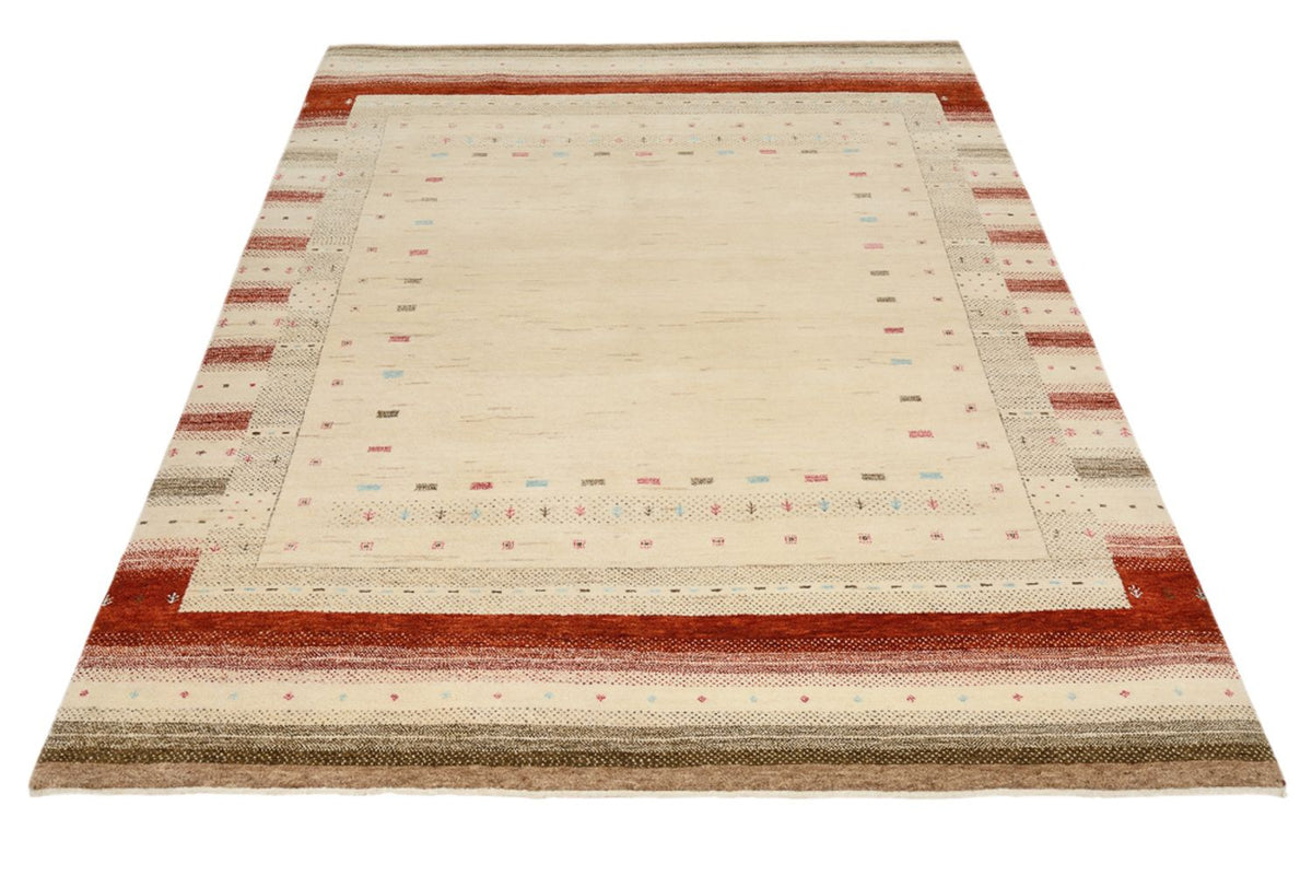Tappeto Gabbeh - Loribaft Indus - 205 x 152 cm - beige chiaro