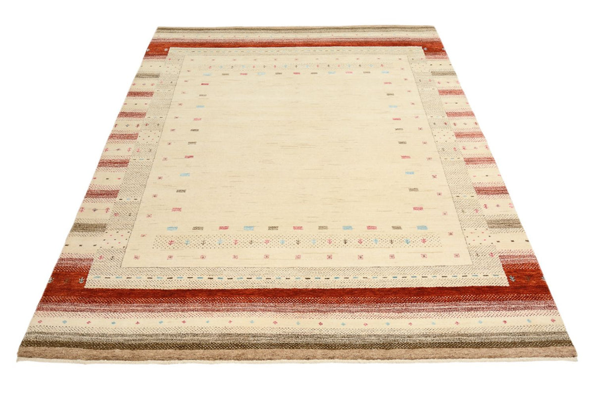 Tappeto Gabbeh - Loribaft Indus - 198 x 156 cm - beige chiaro