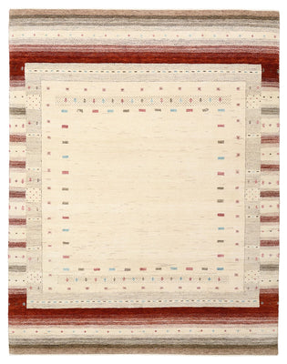 Tappeto Gabbeh - Loribaft Indus - 194 x 154 cm - beige chiaro