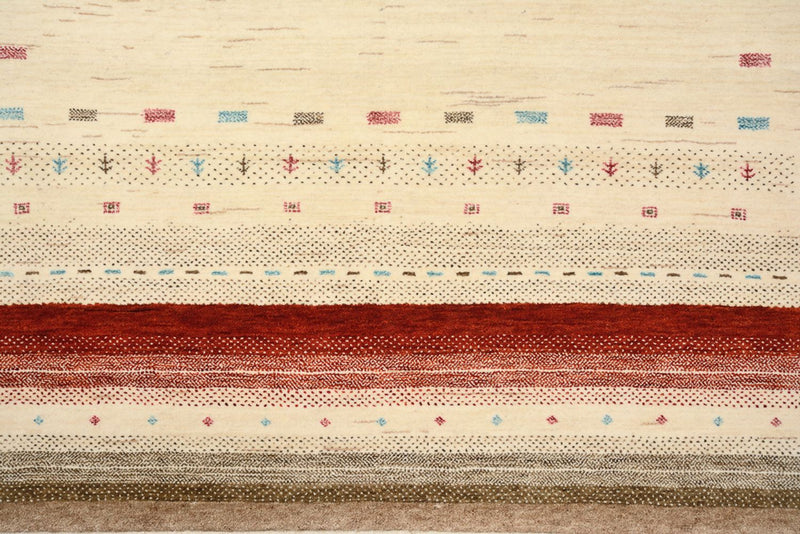 Tappeto Gabbeh - Loribaft Indus - 194 x 154 cm - beige chiaro