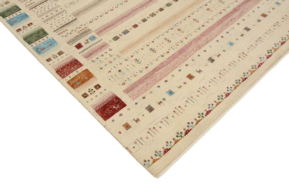 Tappeto Gabbeh - Loribaft Indus - 246 x 174 cm - beige chiaro