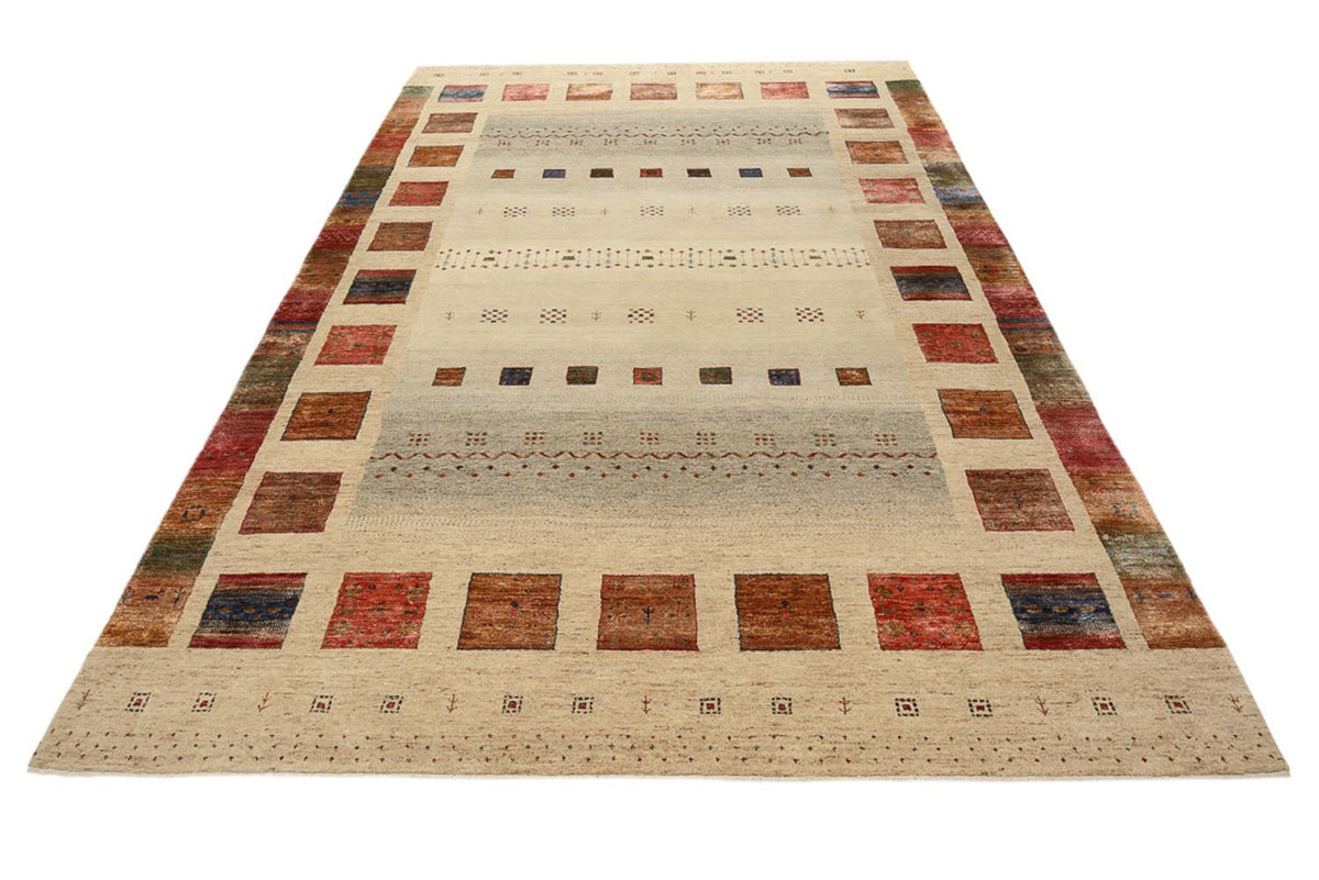 Tappeto Gabbeh - Loribaft Indus - 306 x 205 cm - beige chiaro
