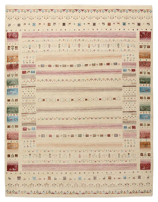 Tappeto Gabbeh - Loribaft Indus - 201 x 155 cm - beige chiaro