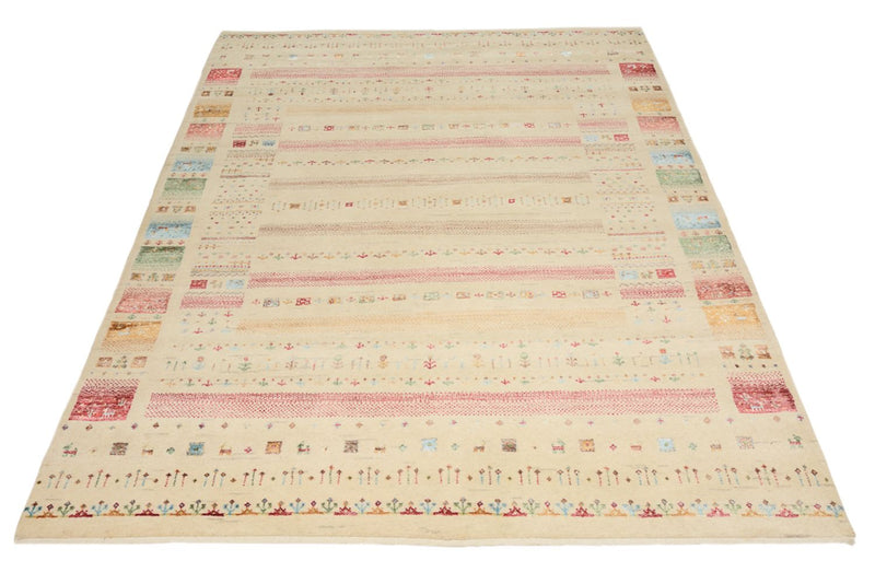 Tappeto Gabbeh - Loribaft Indus - 201 x 155 cm - beige chiaro