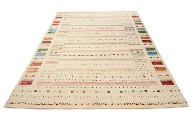 Tappeto Gabbeh - Loribaft Indus - 356 x 251 cm - beige chiaro