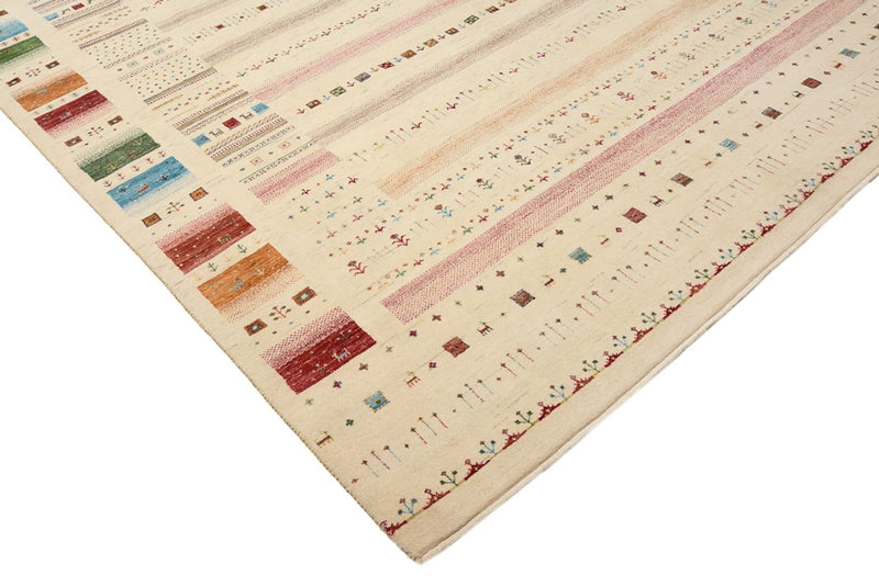 Tappeto Gabbeh - Loribaft Indus - 356 x 251 cm - beige chiaro