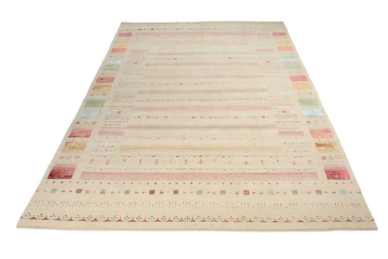 Tappeto Gabbeh - Loribaft Indus - 356 x 251 cm - beige chiaro