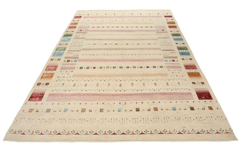 Tappeto Gabbeh - Loribaft Indus - 304 x 203 cm - beige chiaro
