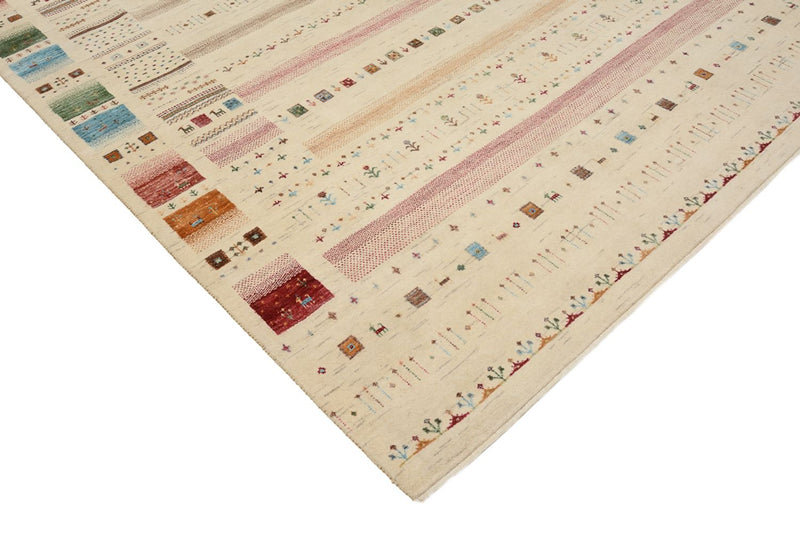 Tappeto Gabbeh - Loribaft Indus - 304 x 203 cm - beige chiaro