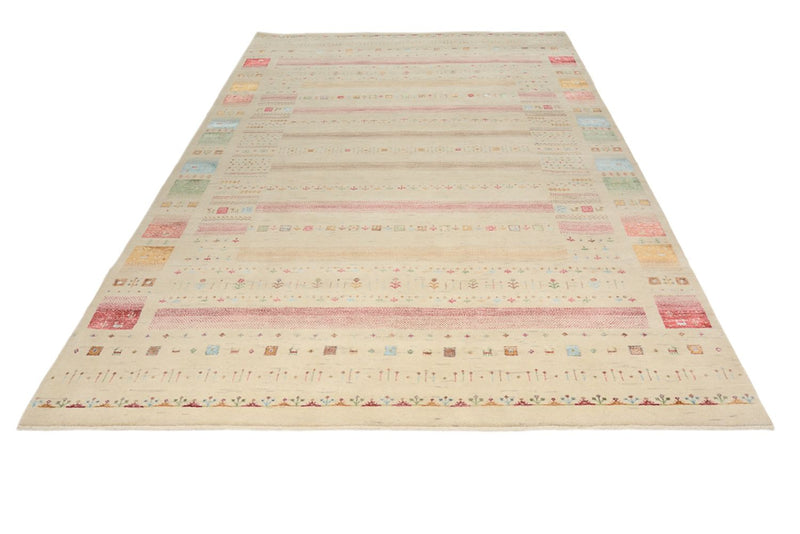 Tappeto Gabbeh - Loribaft Indus - 304 x 203 cm - beige chiaro