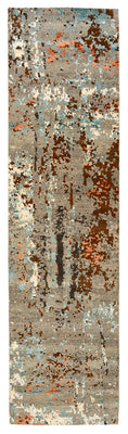 Tappeto corsia Tappeto di design - 301 x 78 cm - multicolore