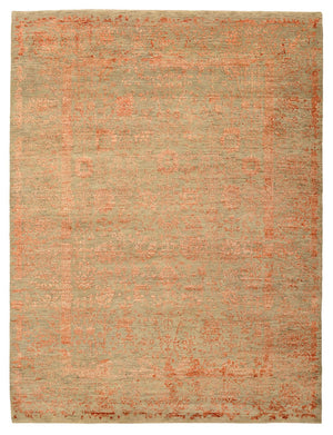 Tappeto di design - 231 x 175 cm - ruggine
