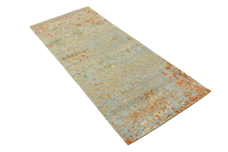 Tappeto corsia Tappeto di design - 195 x 82 cm - sabbia