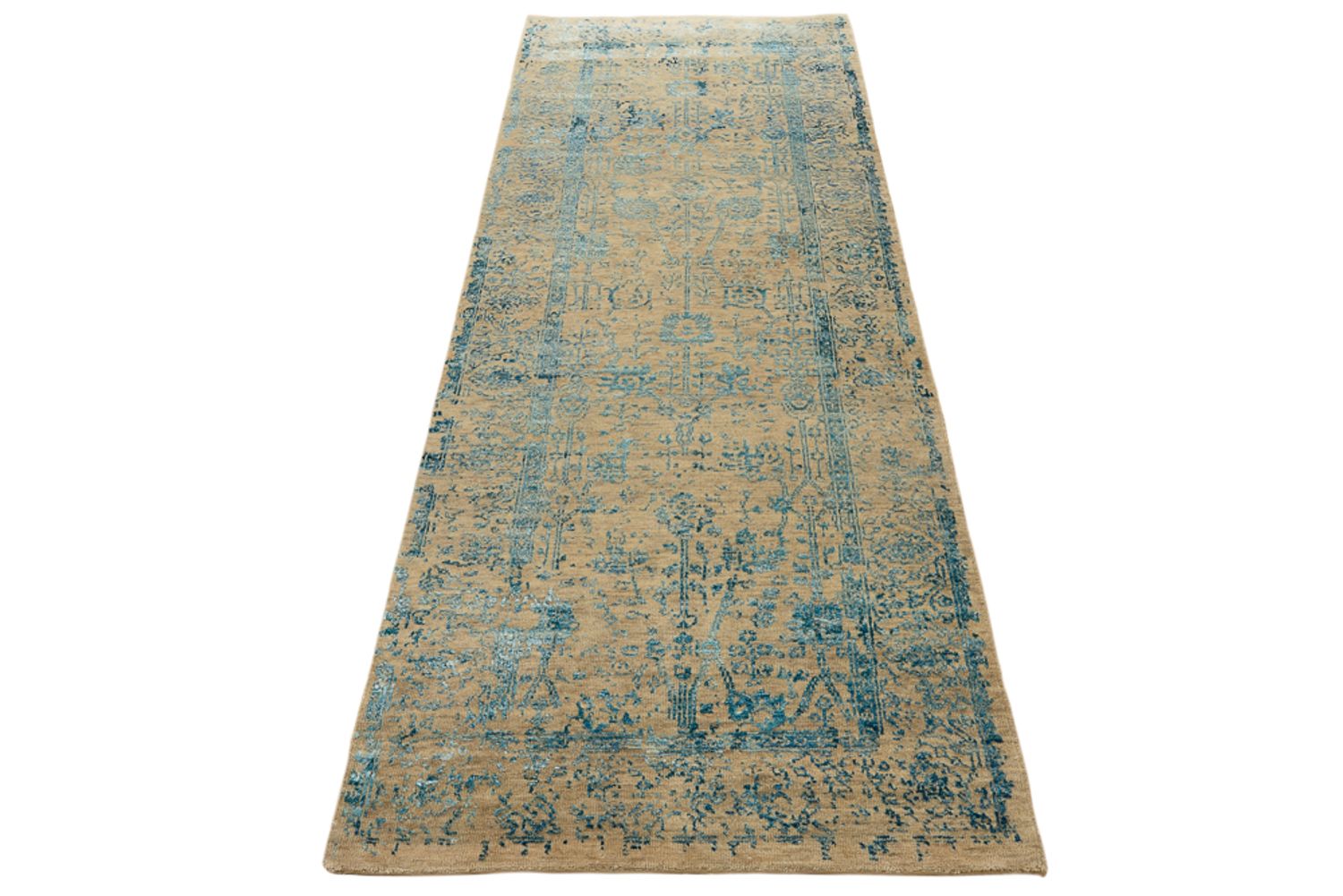 Tappeto corsia Tappeto di design - 243 x 84 cm - cammello