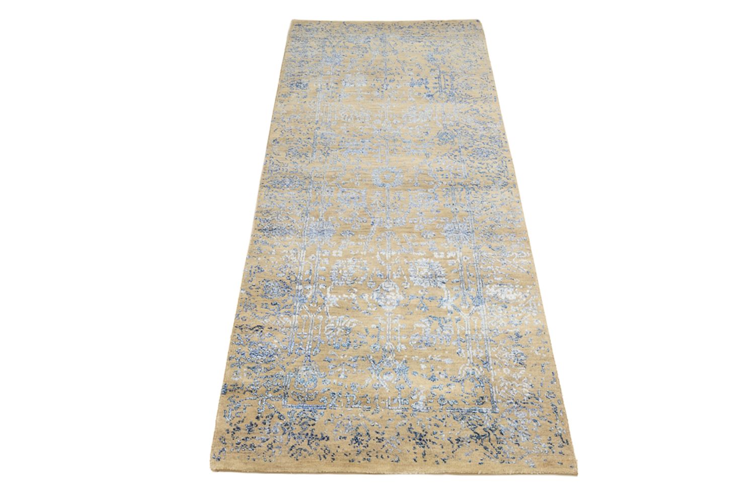 Tappeto corsia Tappeto di design - 195 x 74 cm - caramello