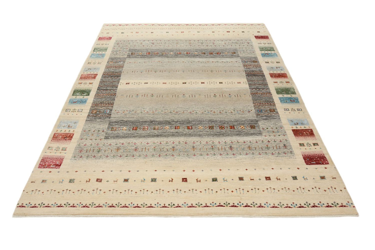 Tappeto Gabbeh - Loribaft Indus - 244 x 177 cm - beige chiaro