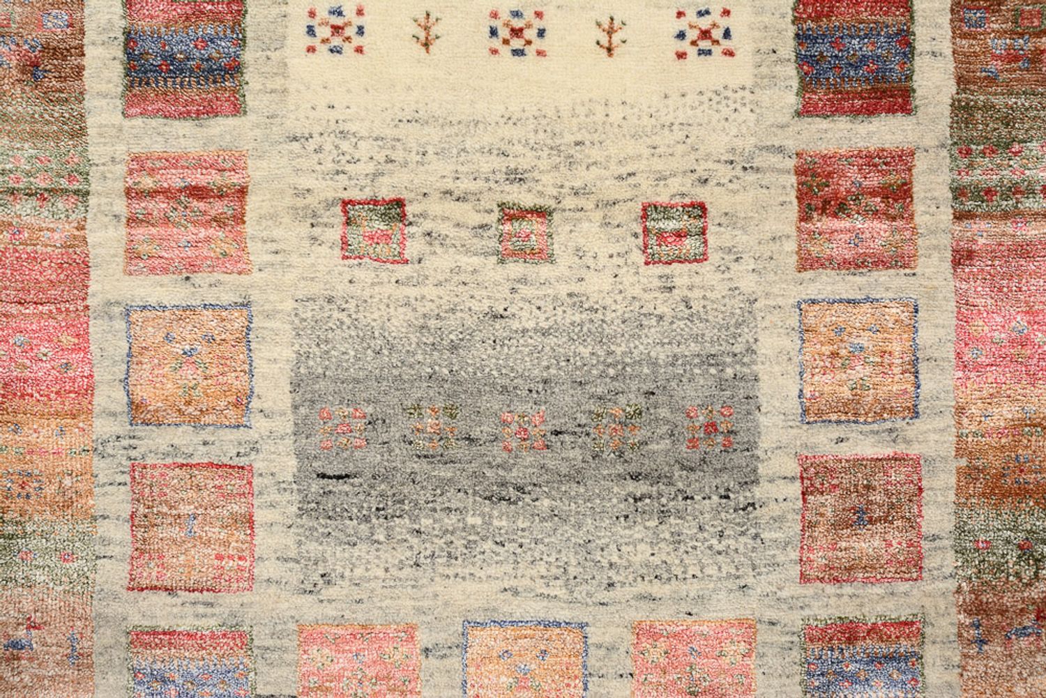 Tappeto Gabbeh - Loribaft Indus - 142 x 76 cm - multicolore