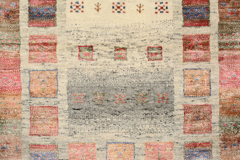 Tappeto Gabbeh - Loribaft Indus - 142 x 76 cm - multicolore