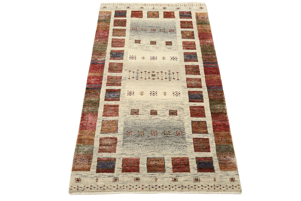 Tappeto Gabbeh - Loribaft Indus - 141 x 76 cm - multicolore