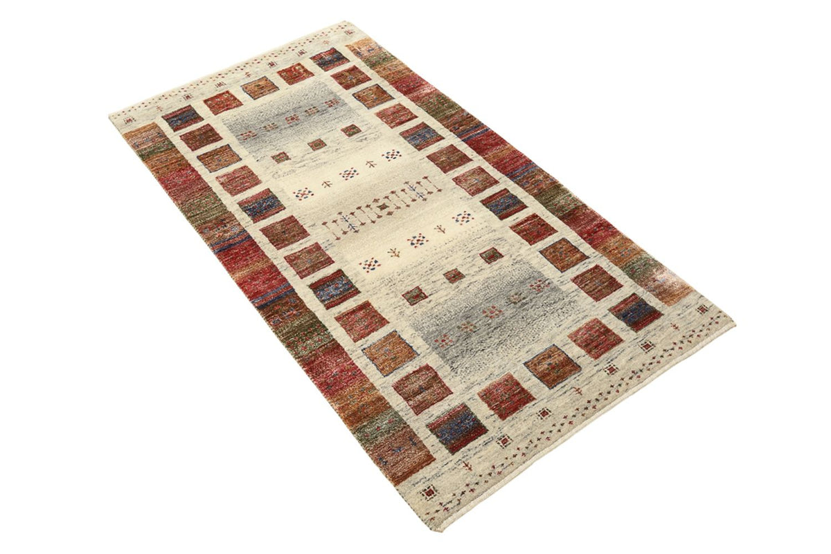 Tappeto Gabbeh - Loribaft Indus - 141 x 76 cm - multicolore