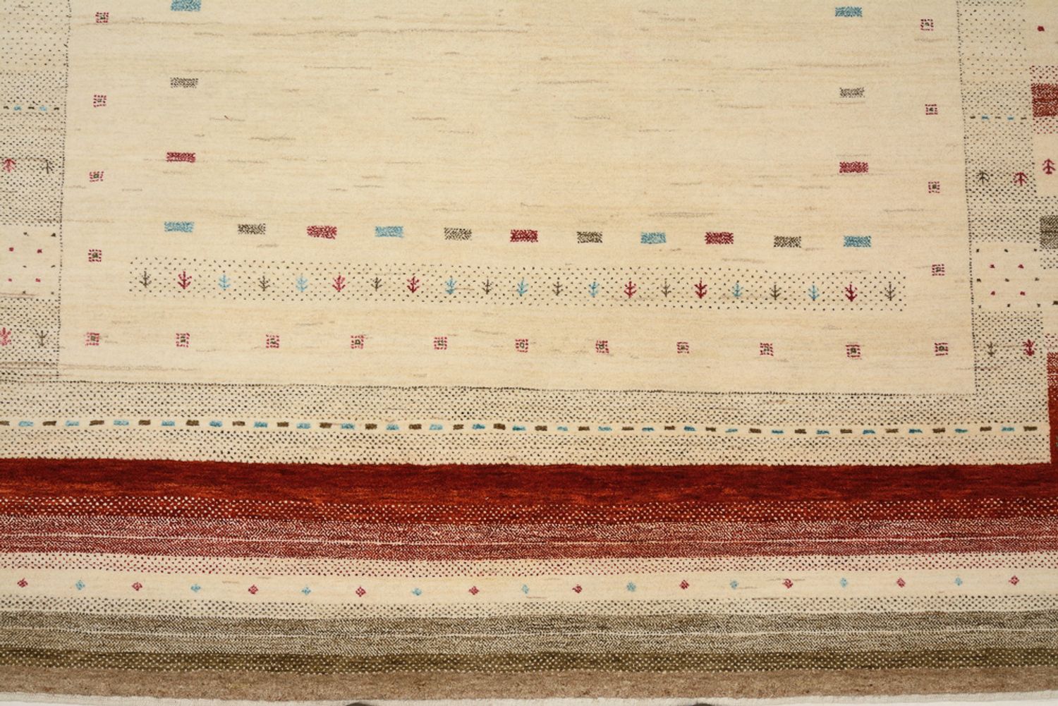 Tappeto Gabbeh - Loribaft Indus - 239 x 169 cm - beige chiaro