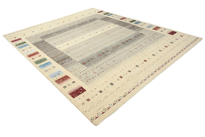 Tappeto Gabbeh - Loribaft Indus - 304 x 251 cm - beige chiaro