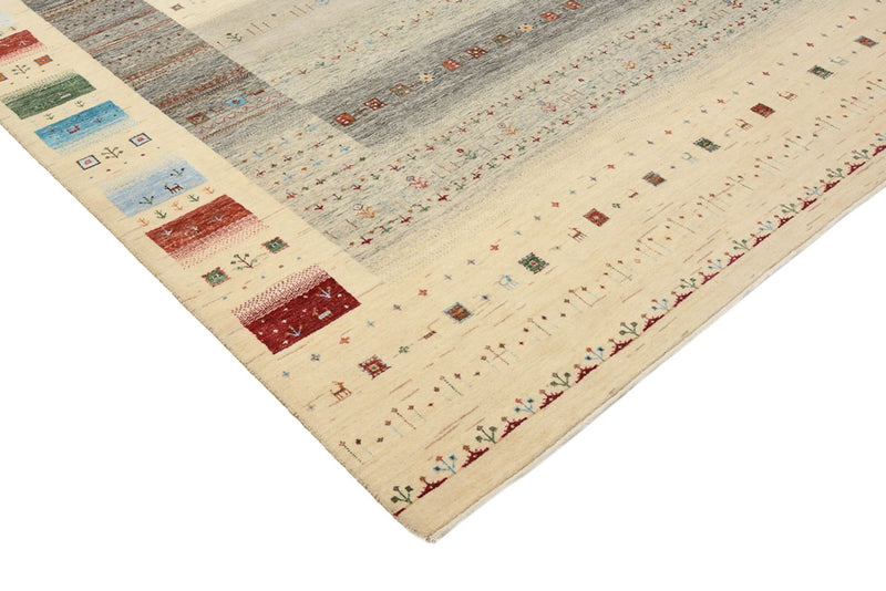 Tappeto Gabbeh - Loribaft Indus - 304 x 251 cm - beige chiaro