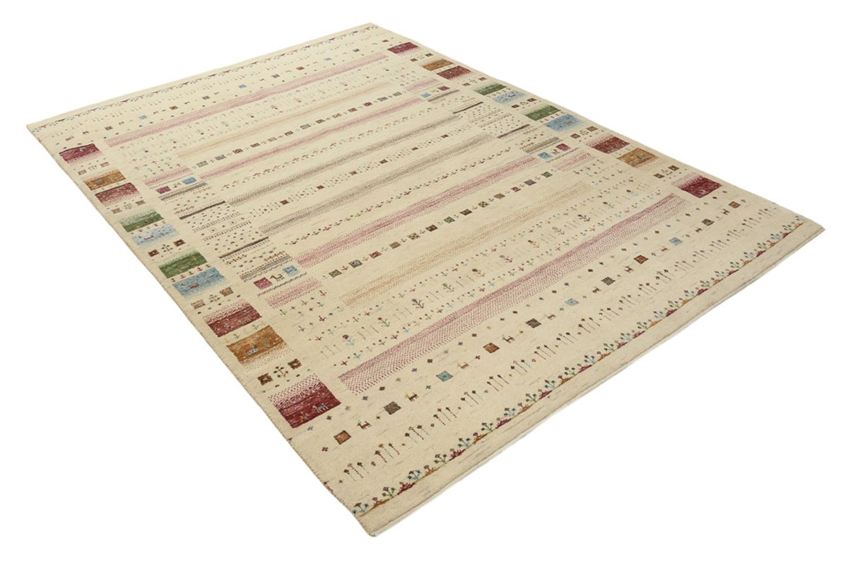 Tappeto Gabbeh - Loribaft Indus - 239 x 174 cm - beige chiaro