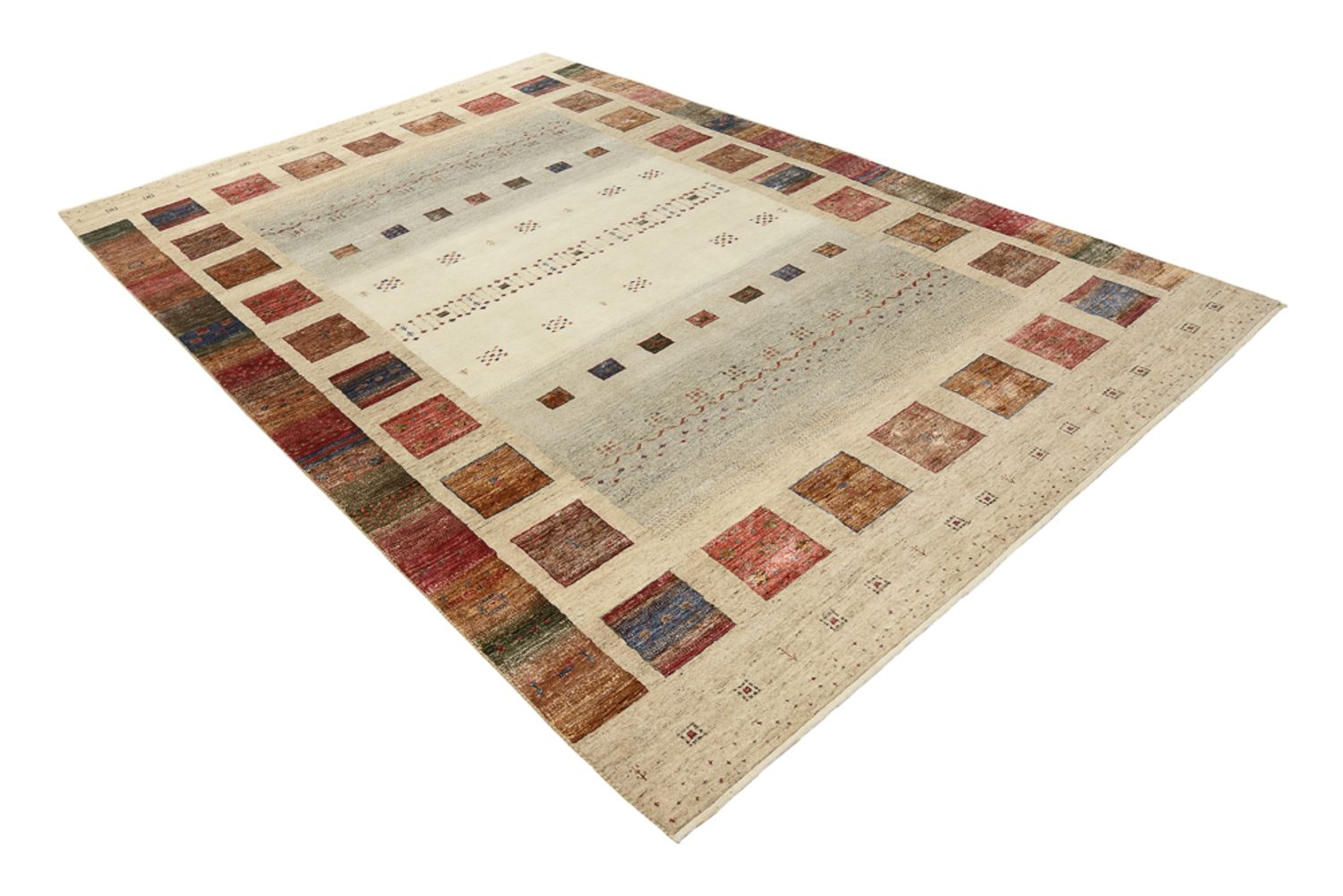 Tappeto Gabbeh - Loribaft Indus - 302 x 205 cm - multicolore