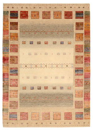 Tappeto Gabbeh - Loribaft Indus - 244 x 175 cm - multicolore