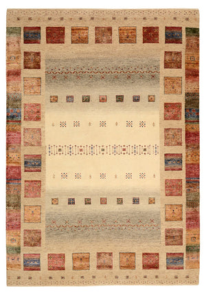Tappeto Gabbeh - Loribaft Indus - 242 x 168 cm - multicolore