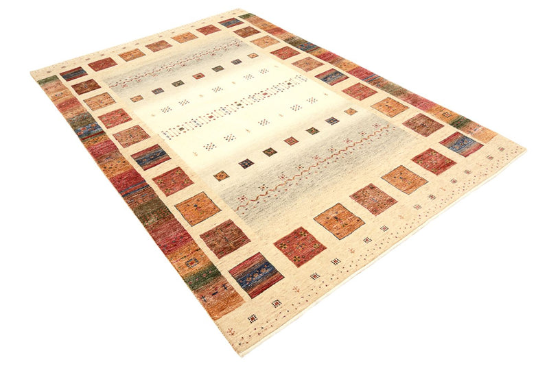 Tappeto Gabbeh - Loribaft Indus - 242 x 168 cm - multicolore